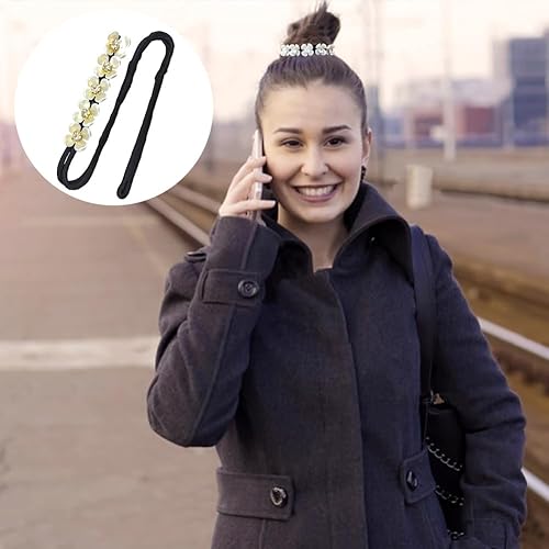 Miniatura 5 de Paquete de 4 lazos para el cabello de teñido anudado, reutilizables, para mujeres y niñas, para hacer moños finos