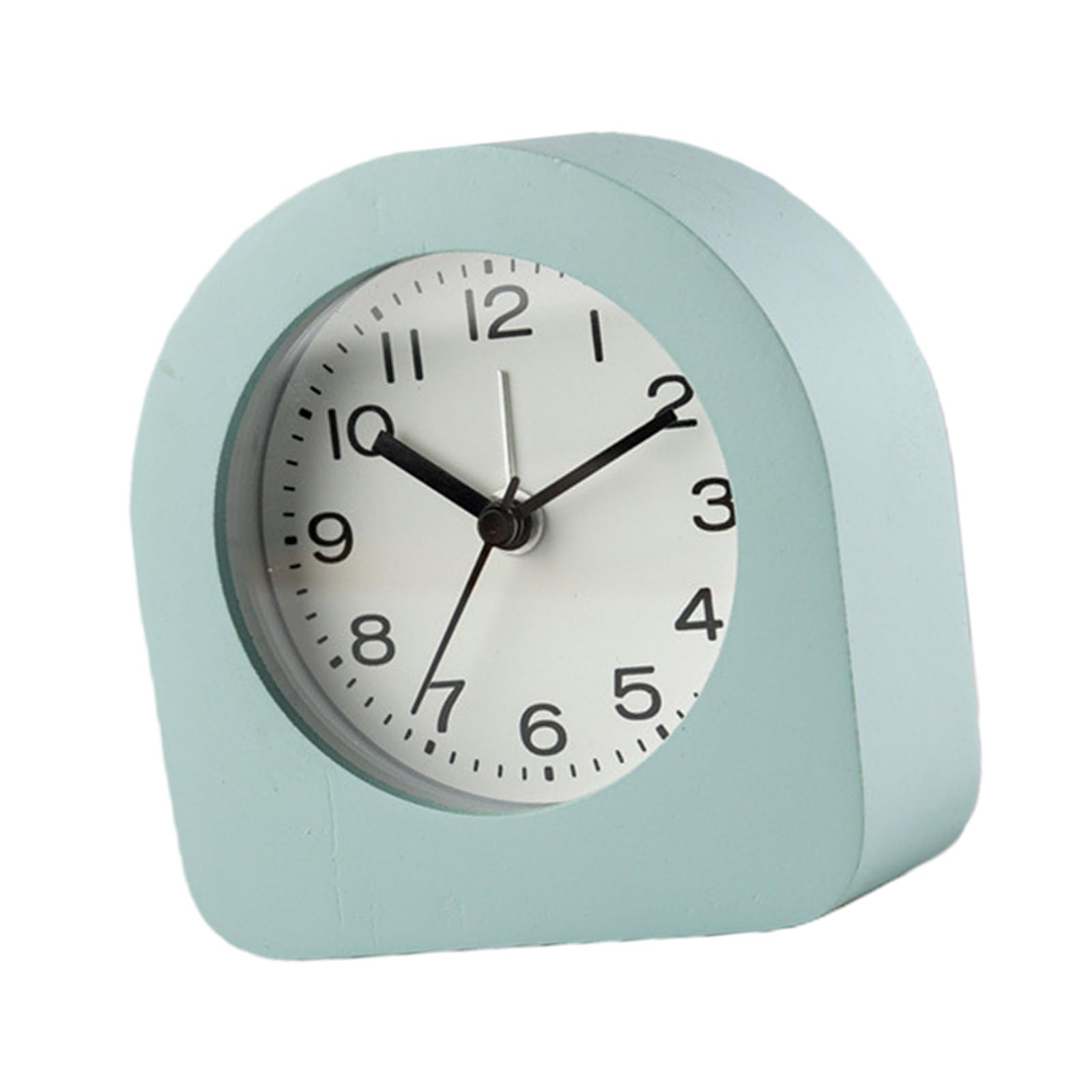 Kalttoy Easy to Use Quiet Movement Wood Analog Alarm Clock for Kids Bedsides Including Soft Glowing with Snoozes Function Gift Wooden Snoozes Clock