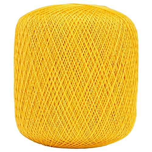 Image of Coats Crochet Aunt Lydia's Crochet, Cotton Classic Size 10, Golden Yellow