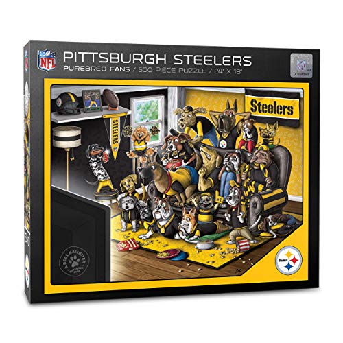 Image of YouTheFan NFL Purebred Fans 500pc Puzzle - A Real Nailbiter