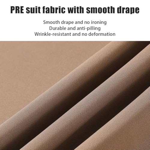 Pulisa Pants for Women, Perfect Drape High Rise Pull-On Stretch Pants, Ice Silk Elastic Waist Wide-Leg Ankle Trousers4