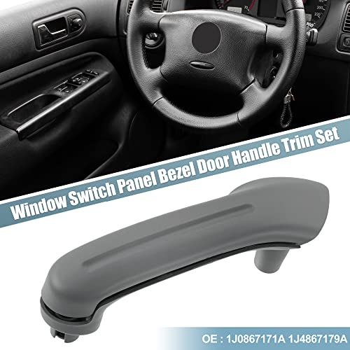 X AUTOHAUX Left Right Window Switch Panel Bezel Door Handle Trim for VW by X AUTOHAUX - Used condition - Image 2
