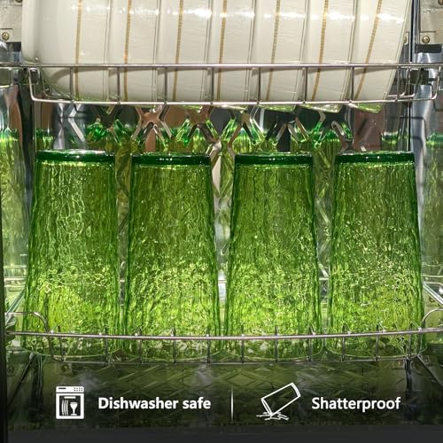 Vasos de plástico de 24 onzas duraderos, tazas acrílicas reutilizables y resistentes a los golpes 5
