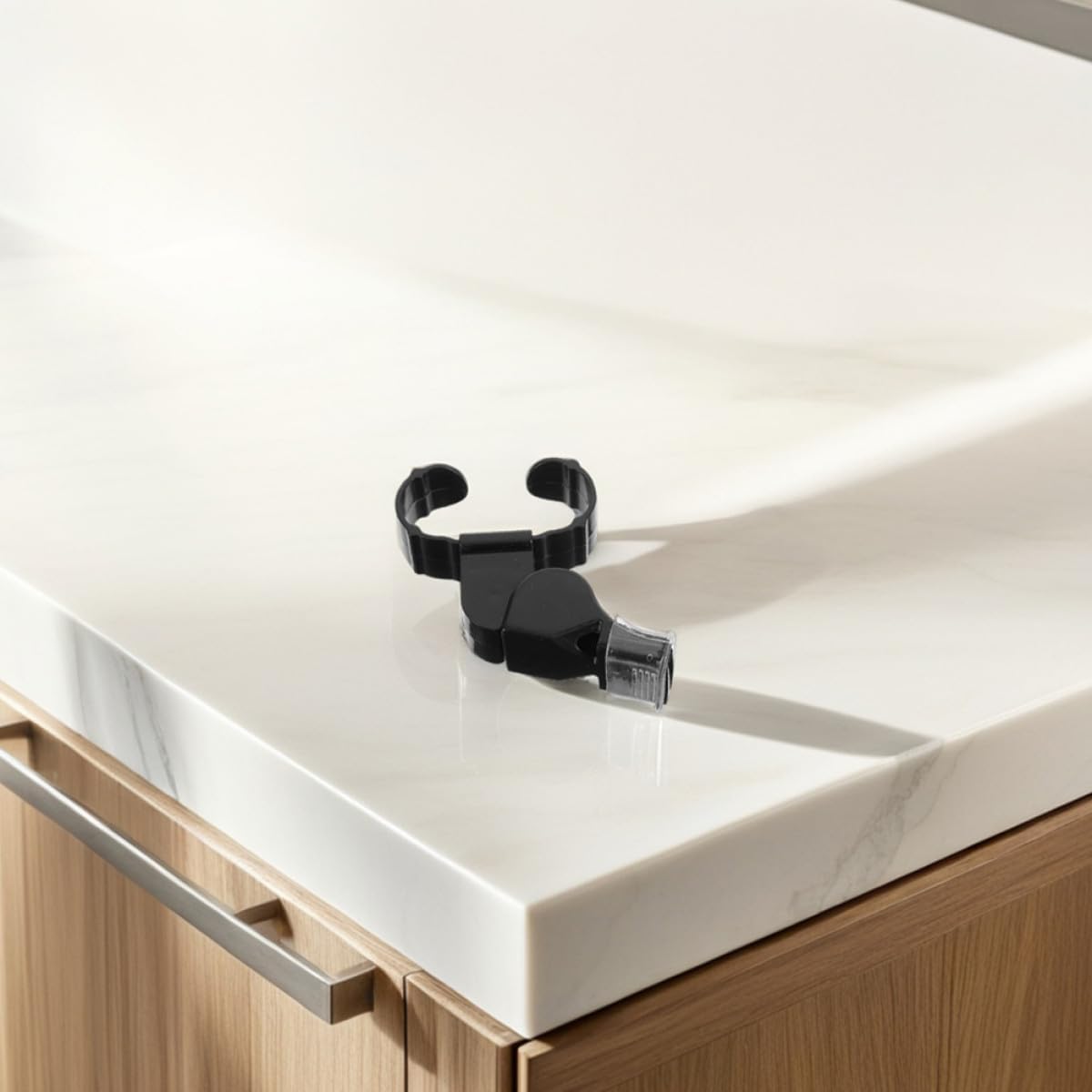 KESYOO Finger Sports Whistles 4 Pieces with Ring, Double Tone, Durable Plastic, Red and Black, Basketball and Football Whistle for Referees and Coaches, Team