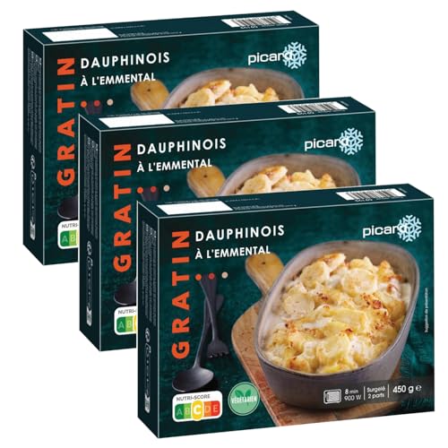 Picard(ピカール) ジャガイモのクリームグラタン (3個セット) フランス 冷凍食品 450g ×3 ポテトグラタンのサムネイル