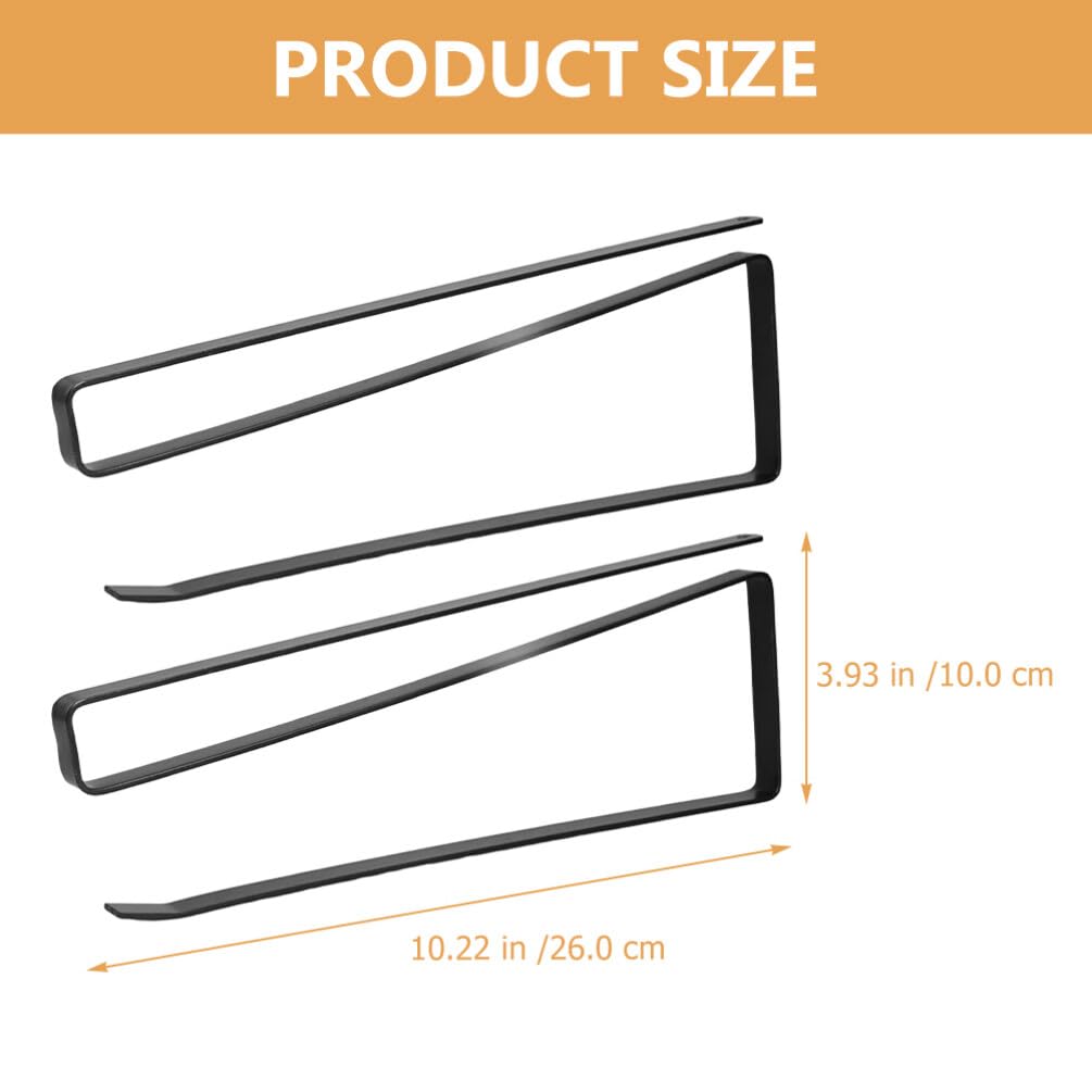 Alipis 2pcs Paper Towel Holder: Stainless Steel Kitchen Towel Holder - No Drilling Paper Towel Holder Under Cabinet for Kitchen Utility Room Pantry