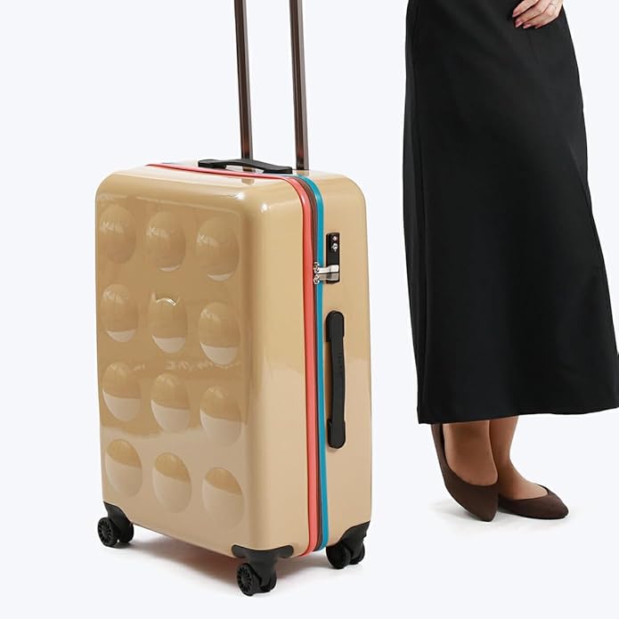 新品ツモリチサトスーツケース 58L 新ネコドットキャリーピンクベージュ3-5泊 tsumori chisato CARRY スーツケース キャリーケース 新ネコ