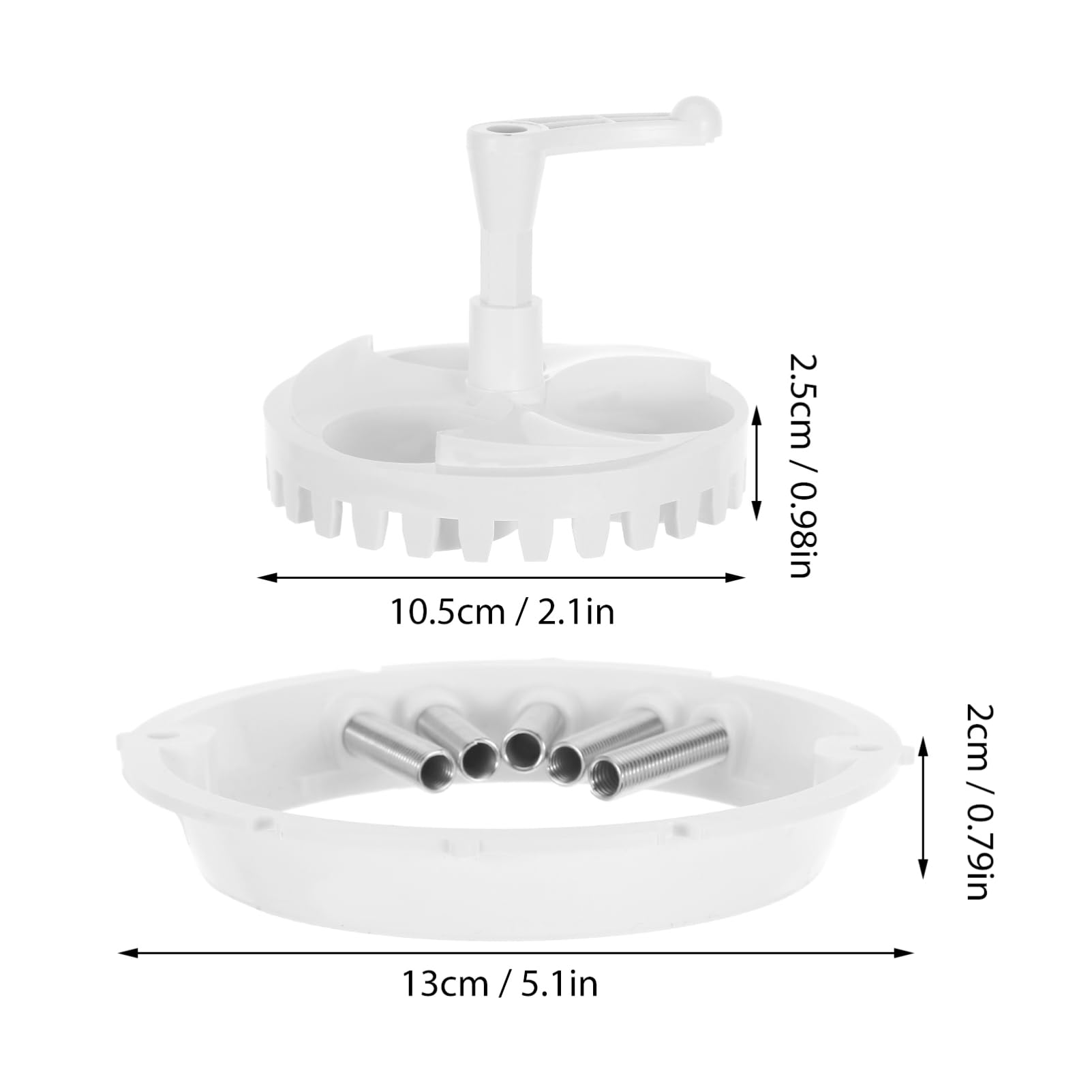 Totority Vending Machine Candy Accessory Kit Boys and Girls Twisting Gear Turntable Stirring Rod for Pinball Machine Parts