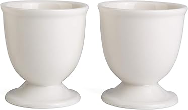 Ceramic Egg Cups Set of 2 for Soft Hard Boiled Eggs