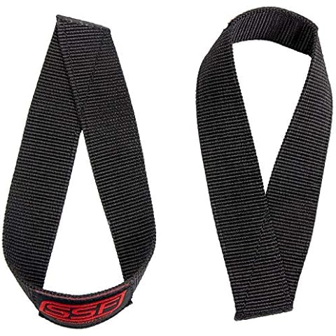 Serious Steel Fitness 1.5 to 1.75 inches Wide Lifting Straps | Weightlifting Strap | Deadlift Strap | Axle Strap (Olympic - Webbed Nylon) Cover