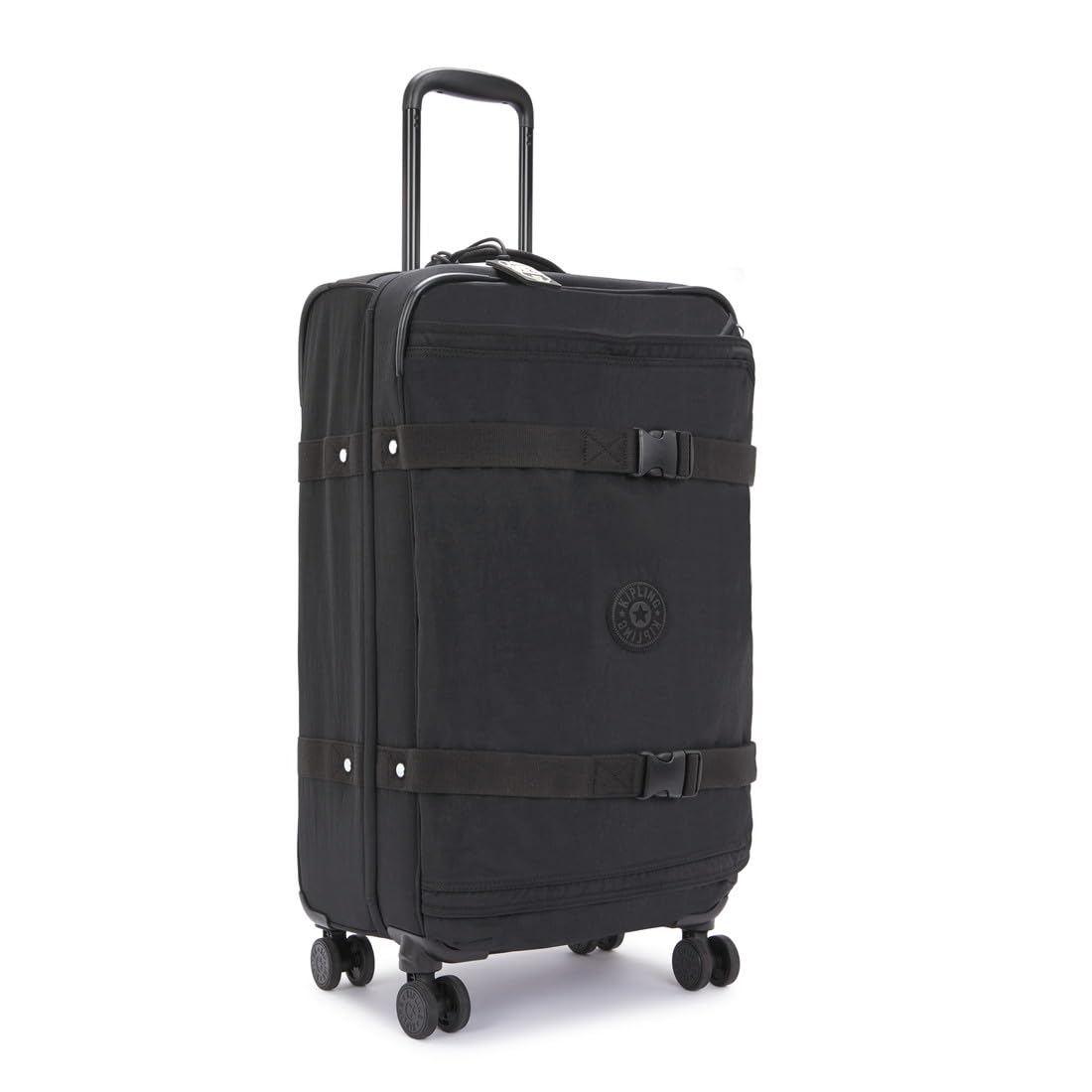 Kipling Spontaneous M Equipaje con Ruedas Medianas, Vertical, Black Noir (Negro)