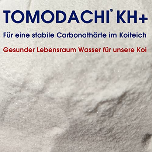 KH-Plus hebt Carbonathärte im Teich für eine intakte Teichbiologie für gesunde Koi erhöht das Säurebindungsvermögen (SBV) im Teichwasser puffert den PH-Wert zuverlässig Tomodachi KH-Plus 20kg Sack – Bild 3