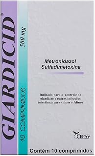 Giardicid 500mg 10 comprimidos Cepav