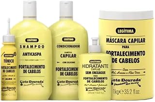Kit Gota Dourada Fortalecimento Capilar Legitimo - 5 Itens