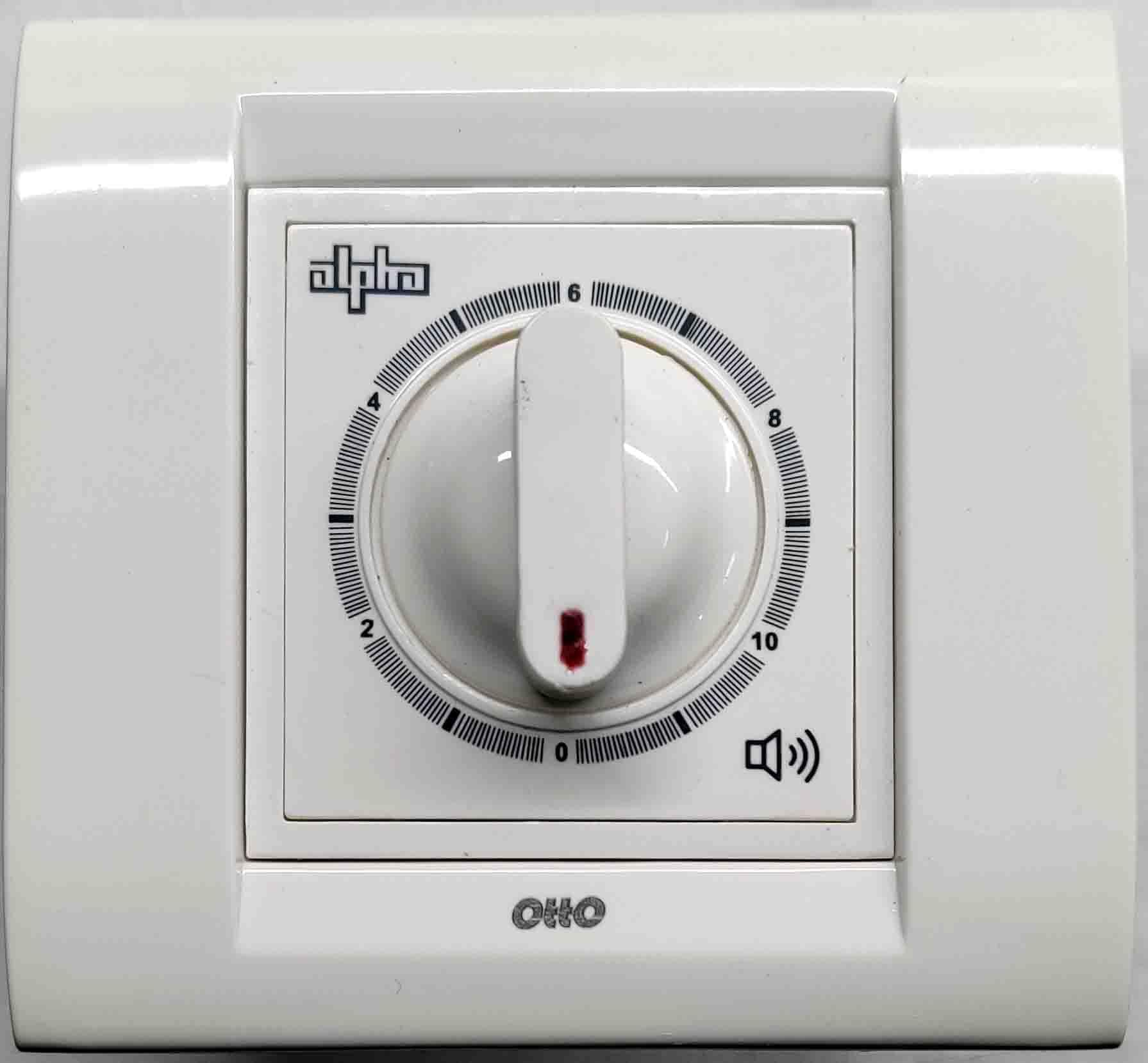 Alpha AGC-12 In-Wall Speaker Volume Controller (Pack Of 1)