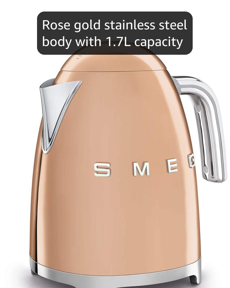 50's Style Jug Kettle, Soft Opening, 360 Swivel Base, Anti-Slip