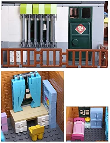 General Jim's Urban Village City Series Street View 3 Story 2706 Modular Building Block Bricks Architectural Building Model Or Moc Block Playset With Accessories Shown For Teens And Adults #TOP4