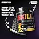 SKILL Nutrition Pre-Workout Tropical Punch|No-Crash-Formel mit Koffein mit verlängerter Freisetzung|Enthält Xtenergy®, TheaGreen™, Vitacholine®, Astragin®|Vegan|B-Vitamine, Citrullin, Beta-Alanin