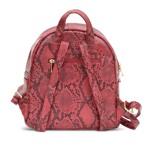 Image of Caprese Draco Casual Backpack, Small | Fashion Backpack for Women with Adjustable Strap & Secure Zip Closure | Spacious, Versatile for Everyday Outings and Travel