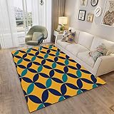 RUGMRZ Alfombras Online Baratas Geométrico Simple Soft, Hermoso, Limpio, Salón, Alfombra de Perro, Salón Salón, Alfombra Grande tapete Bebe Fácil de cuidar alfombras de habi50X80CM/1ft 8''X2ft 7''