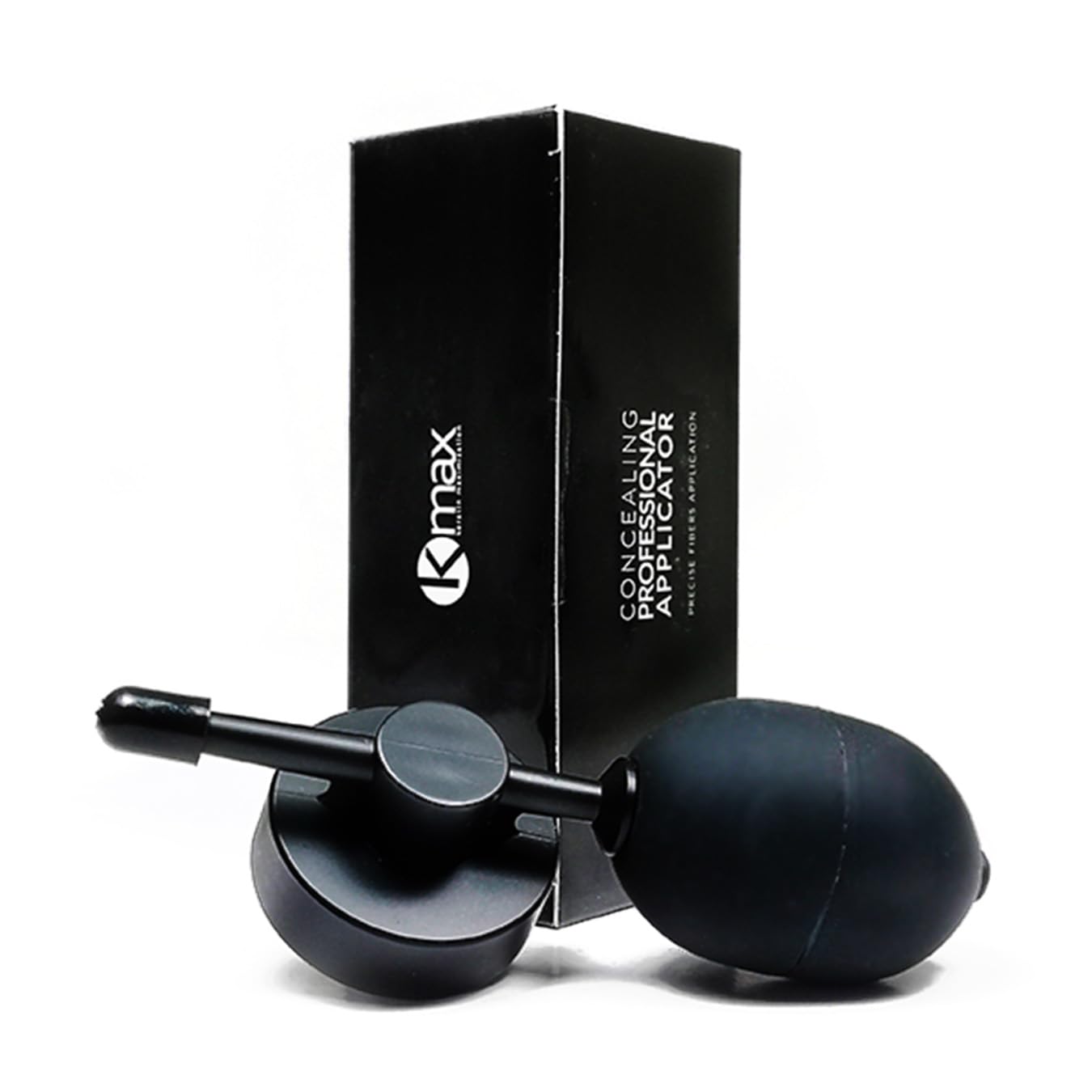 Kmax Professional applicator, Applicatore Professionale per Fibre di Cheratina con Erogatore, per un'applicazione ottimale.