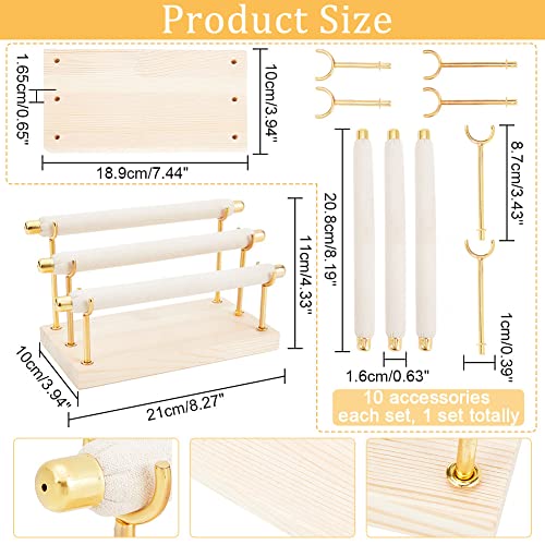 NBEADS 3-Tier Ring Display Stands - Image 2