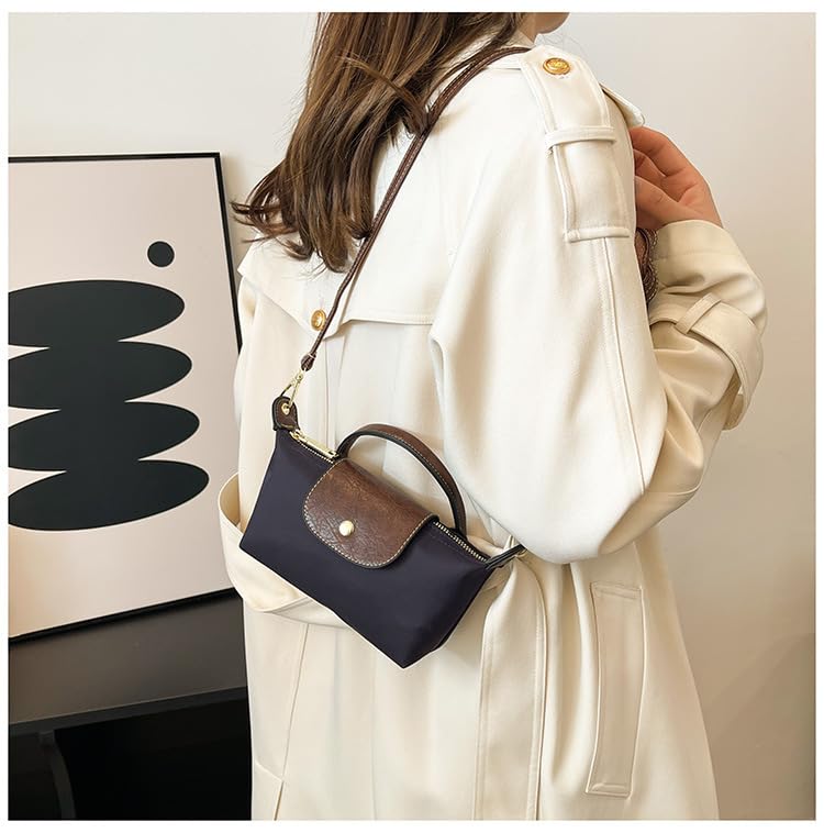 Bolso bandolera mini para mujer negro miniatura 7