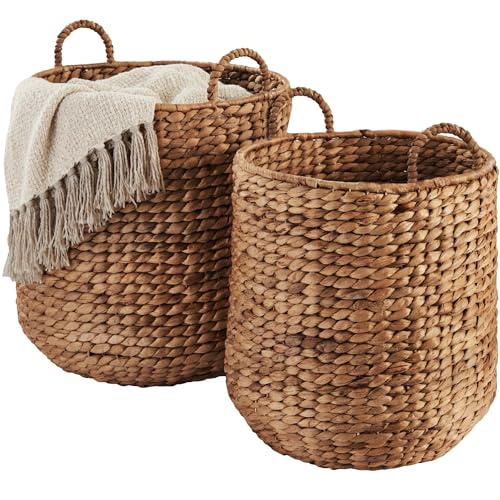 Best Choice Products 2-Piece Round Nesting Baskets...