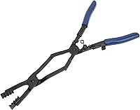 Vista 1 de Alicates de abrazadera de manguera larga, agarre cómodo de metal universal, punta de corte cruzado, herramienta de reparación automática