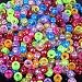 6x9mm Glitter Multicolor Mix Pony Beads for Making Bracelet, 1000 Beads Bulk Bag