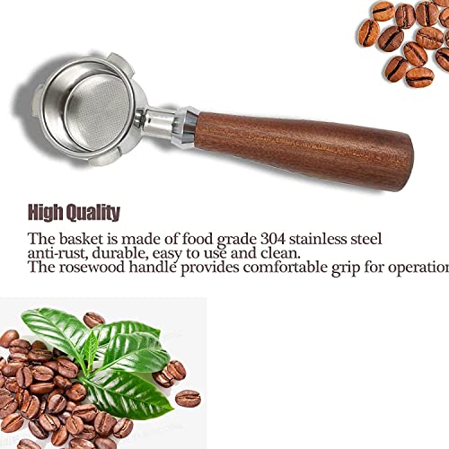 Alliteqwe 54 mm bottomless sieve carrier for Barista BES870XL BES870BSXL BES878BSS BES880BSS BES840XL and More C - Image 2