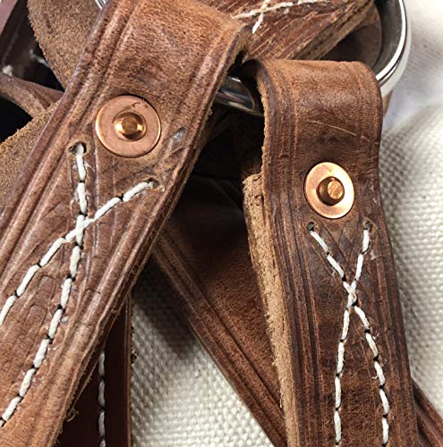 Copper Rivets & Burrs, 3/4" Size, No. 9, ¼Lb ≈ 25-35 Sets, Available In 5/8", 7/8", 1", Rust-Proof, Ideal For Belts, Bags, Collars, Leather-Crafting, Tack Repairs #TOP2