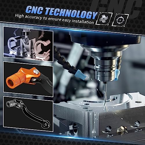 NICECNC Orange Gear Shift Lever Pedal Dirt/Street Bike Compatível com KTM 690 Enduro R 2014-2021 Hus