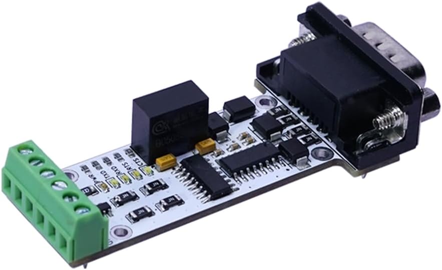 SP3232 RS232 to UART Serial Adapter Module Compatible with 3.3V/5V Standard TTL Levels with Isolation DB9 Male Baud Rate ≤150K BPS with Overcurrent Protection Static Protection