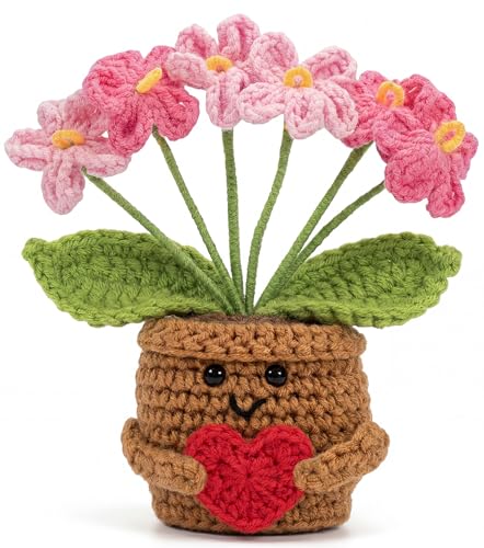 Aruigu Handmade Crochet Forget Me Not Gift No Words Just Hugs crochet gifts ComfortGift Encouragement Present Thinking of You Gift