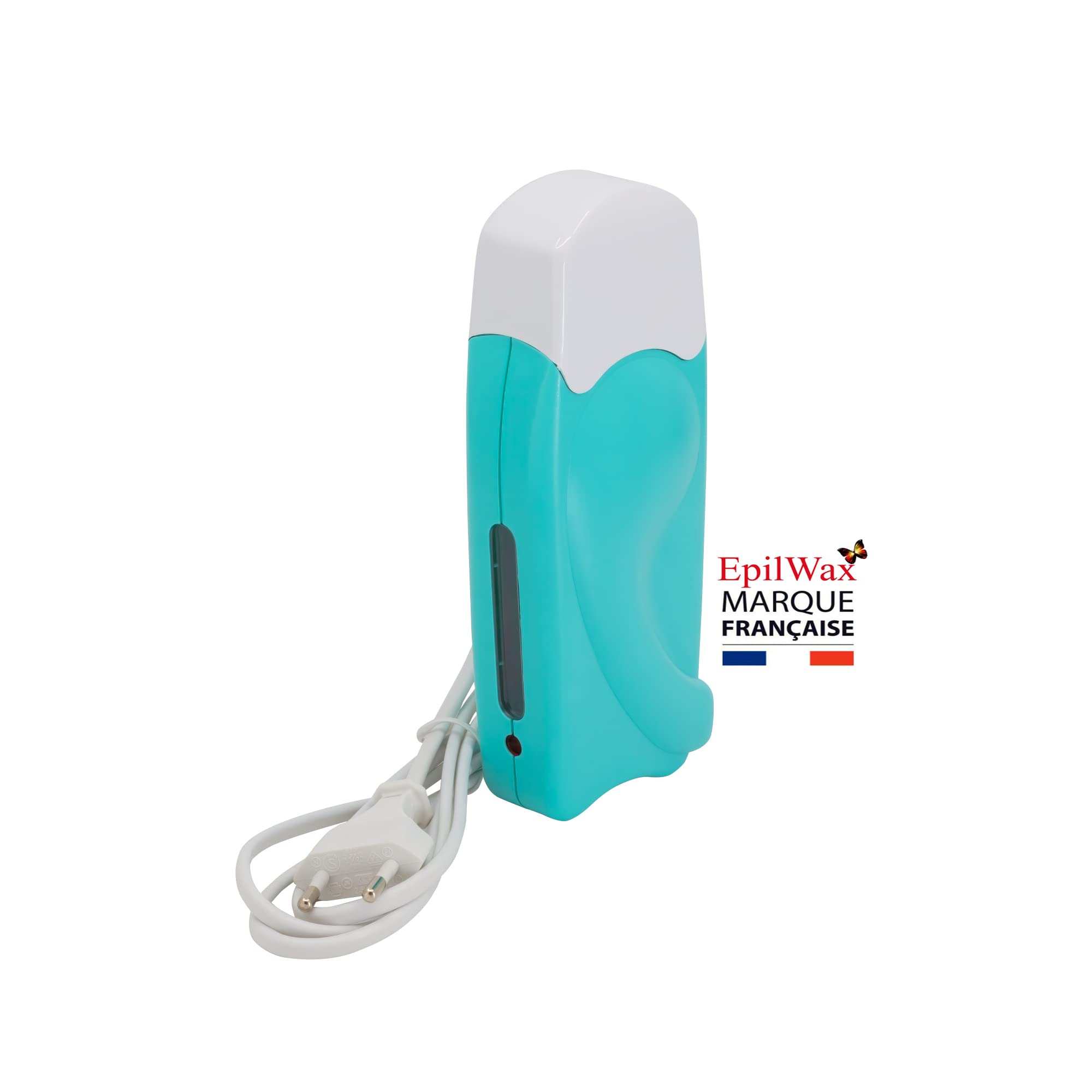 EpilWax - Kit Chauffe Cire Épilation Professionnelle avec 12 x Recharges Roll on Cire à l’Aloé Vera, 100 x Bandes d'Épilation et Huile après Épilation - Gamme Solo