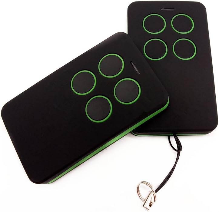 Garage Door Gate Opener Remotes Universal Duplicator - Multi Code | Black | Frequency 280-868mhz Key Fob