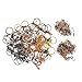 Key Chain Rings, 90 Pcs Key Chain Rings 6 Colors Keychain Accessories with Jump Rings Screw Eye for DIY Luggage Pendants Jewelry