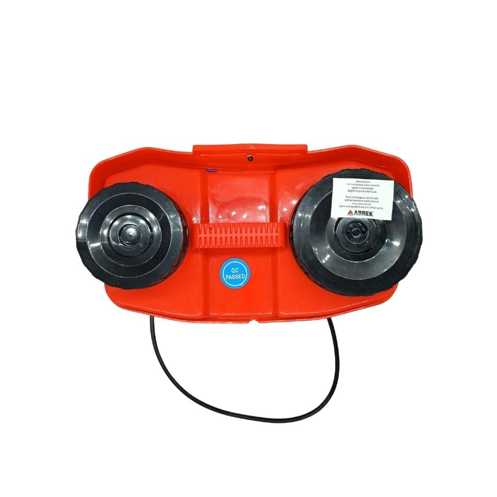 ABREK Pompa a Zaino Elettrica a Batteria Litio 16 Litri per Diserbo e Irrorazione Pompa Irroratrice con Fusibile, Lancia telescopica Plastica, Barra Diserbo e Ugelli Inclusi | Batteria al Litio, Kit Ugelli e Barra Diserbo Inclusi, Comfort a Zaino Ergonomi