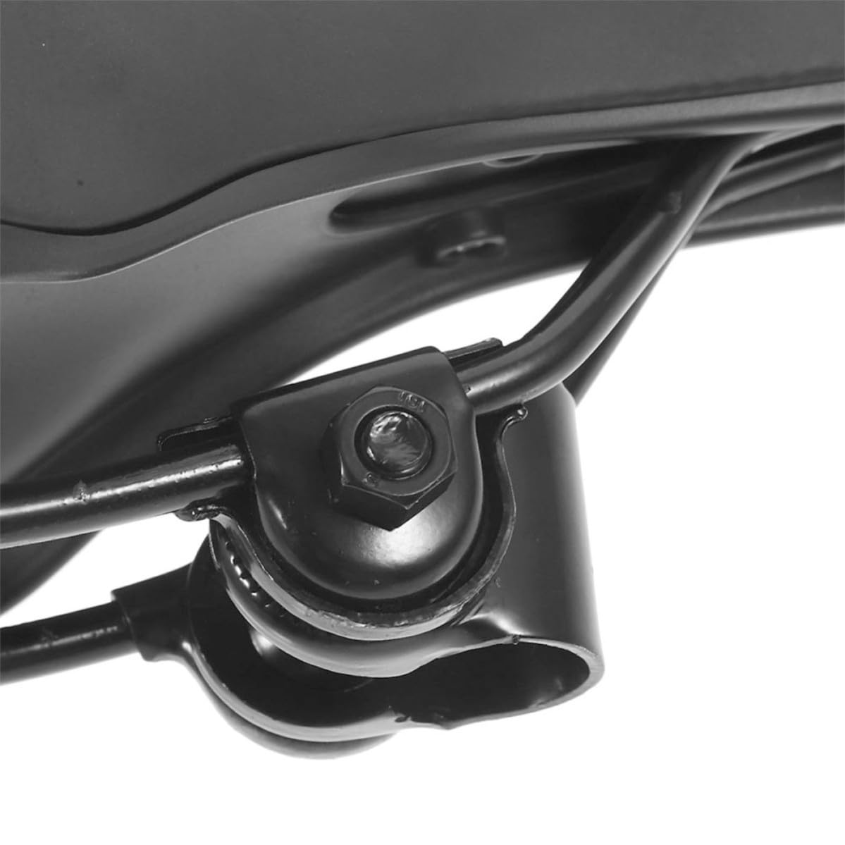 ULTECHNOVO 2 Piezas Sillín de Bicicleta Negro de PU y PP, Cómodo y Ligero