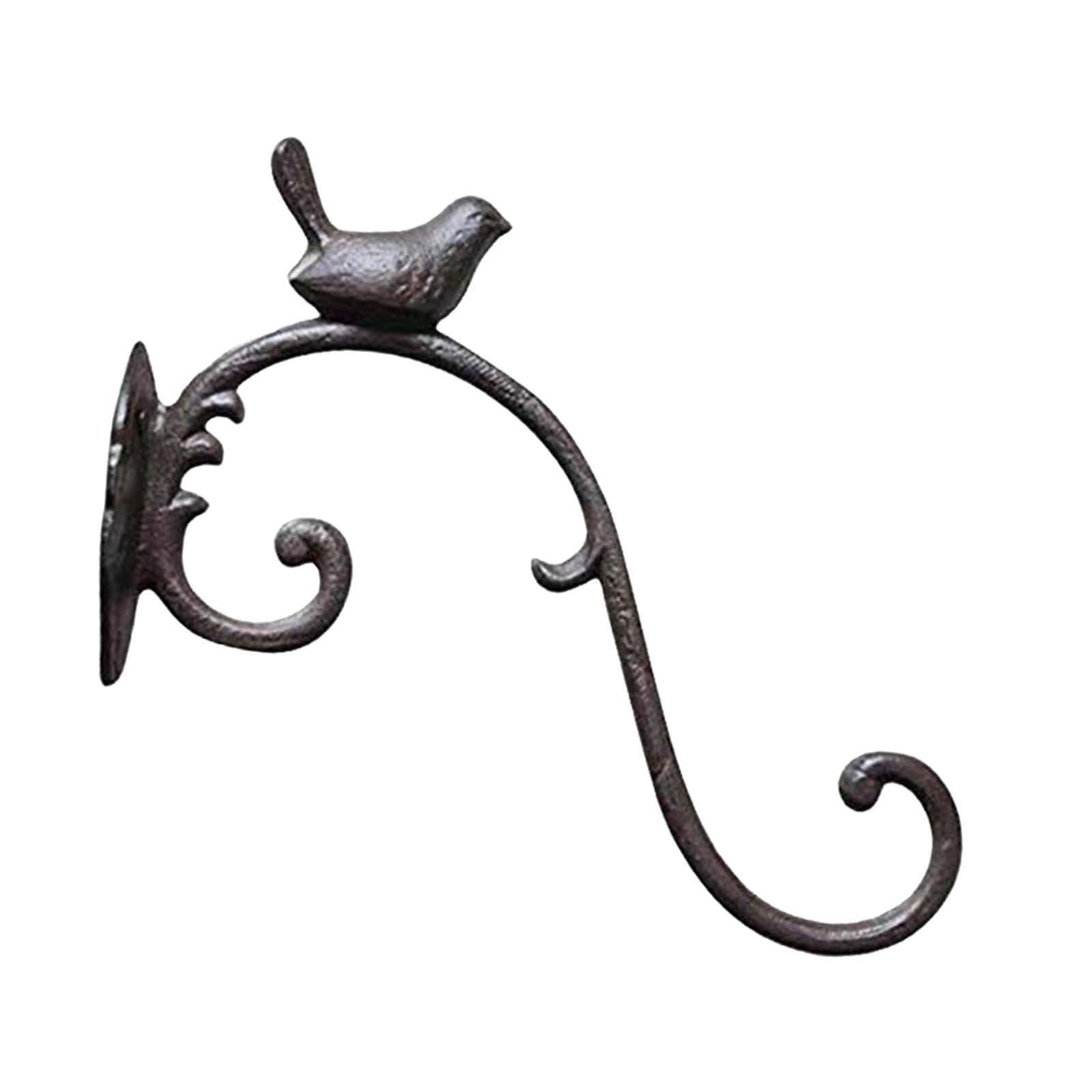 Ktuxzci Wind Chime Bird Feeder Hanger Iron Planter Hooks Eco-Friendly And Charming Outdoor Hanging Solution Hand Forged Wrought Iron Plant Hooks For Hanging