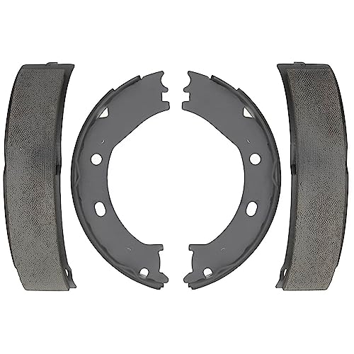 Image of Detroit Axle - Brake Kit for 2006 2008 Dodge Ram 1500, 2007-2009 Durango Chrysler Aspen, Front Ceramic Brake Pads w /Hardware Rear Semi-metallic Brake Shoes Replacement