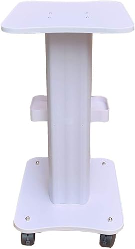 Miniatura 9 de Carrito de salón de belleza con ruedas, carrito rodante de belleza de 3 niveles, estación de trabajo de mesa de tatuaje ajustable, soporte de