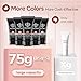 modelones Poly Gel Set 5 Colors Jelly Gel Milky White Sheer Pink Nude Translucent Nail Extension Kit DIY Art for Women