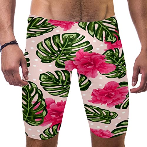 Short de bain homme fleuri pour les vacances à la plage