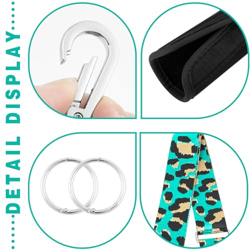 Image of Strap Wrap for Bogg Bag, Accessory for Bagg Bag, With Adjustable Shoulder Leopard Print Crossbody Strap