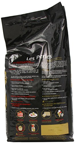 Valrhona French Chocolate - "Les Perles Craquantes" Crunchy Cereal Pearls Coated in Dark Chocolate, 55% Cocoa, 3kg./6.6lb.