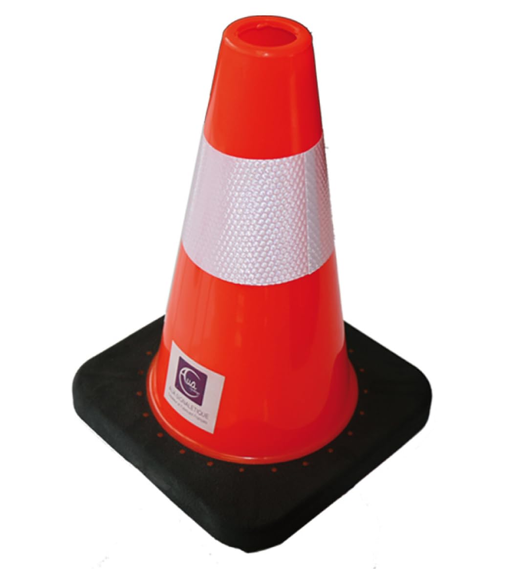 AUA SIGNALETIQUE - Cône De Signalisation Réfléchissant Classe 2 - Hauteur 30 cm - Cône de sécurité Chantier K5A (4)