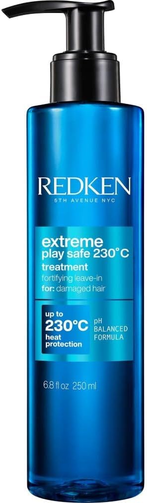 Hair Treatment, Leave-In Heat Protection, For Damaged Hair, Extreme Play Safe 230, 250 ml
