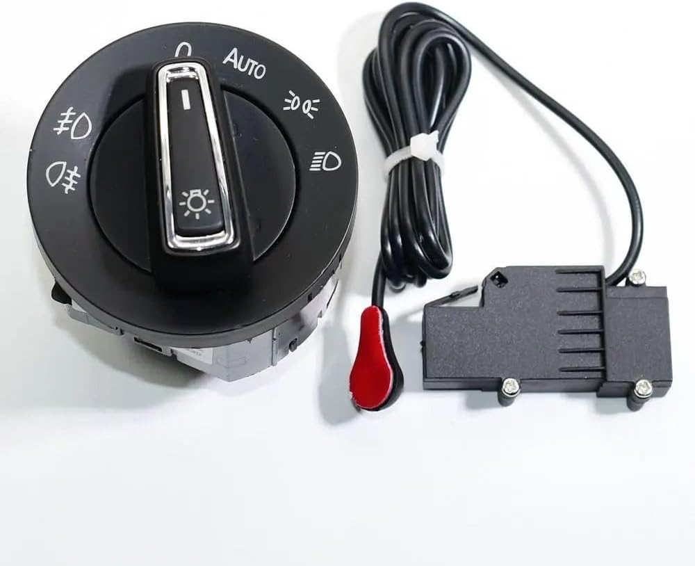 Car Headlight Switch ControlMain Light Switch for VW for Golf MK7 Headlight Switch Auto Head Light Adjustment Sensor Car Headlight Switch Headlamp Switch 5GG941431D